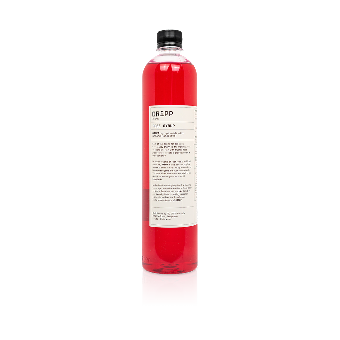 DRiPP Rose Syrup - Sirup Rasa Mawar Untuk Minuman Enak di Kafe/Bisnis/Rumahan