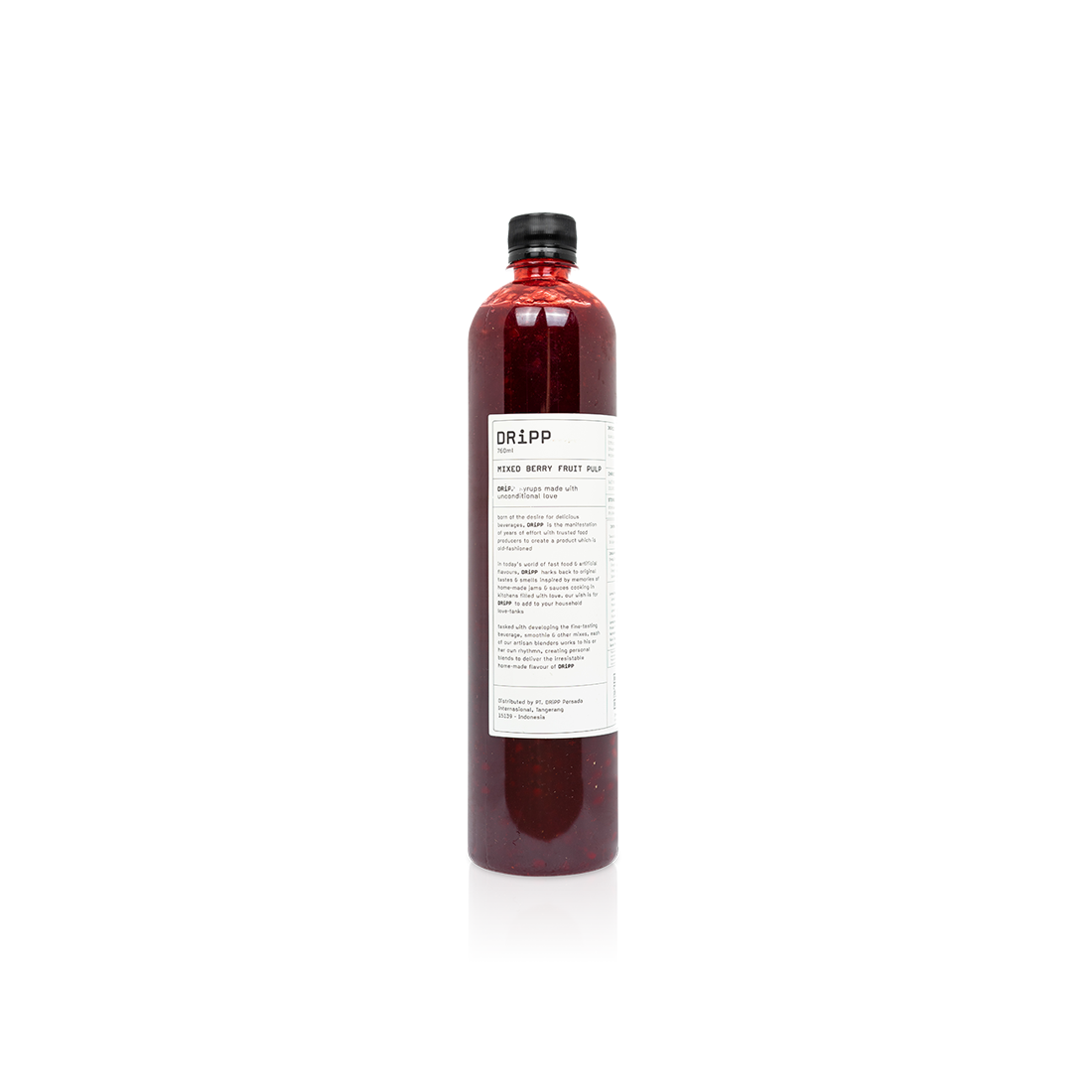 DRiPP Mixed Berry Fruit Pulp (Sirup Rasa Bubur Buah Berries) Untuk Minuman Kafe and Restoran