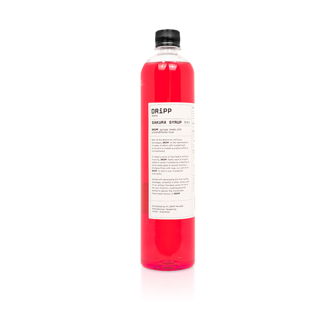DRiPP Sakura Syrup  - Perasa Minuman Berbentuk Sirup Rasa Bunga Sakura Untuk Kafe dan Restoran