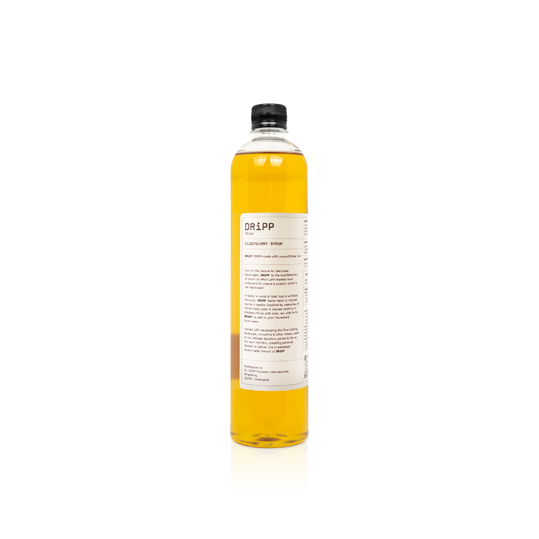 DRiPP Elderberry Syrup - Perasa Minuman Berbentuk Sirup Elderberry Untuk HORECA