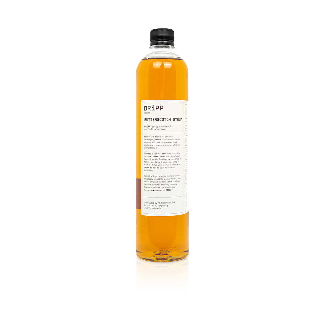DRiPP Butterscotch Syrup - Perasa Minuman Berbentuk Sirup Butterscotch Untuk HORECA