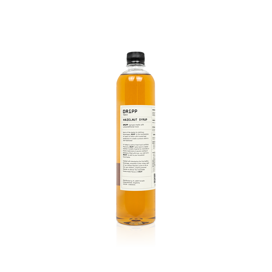 DRiPP Hazelnut Syrup - Perasa Minuman Berbentuk Sirup Hazelnut Untuk HORECA