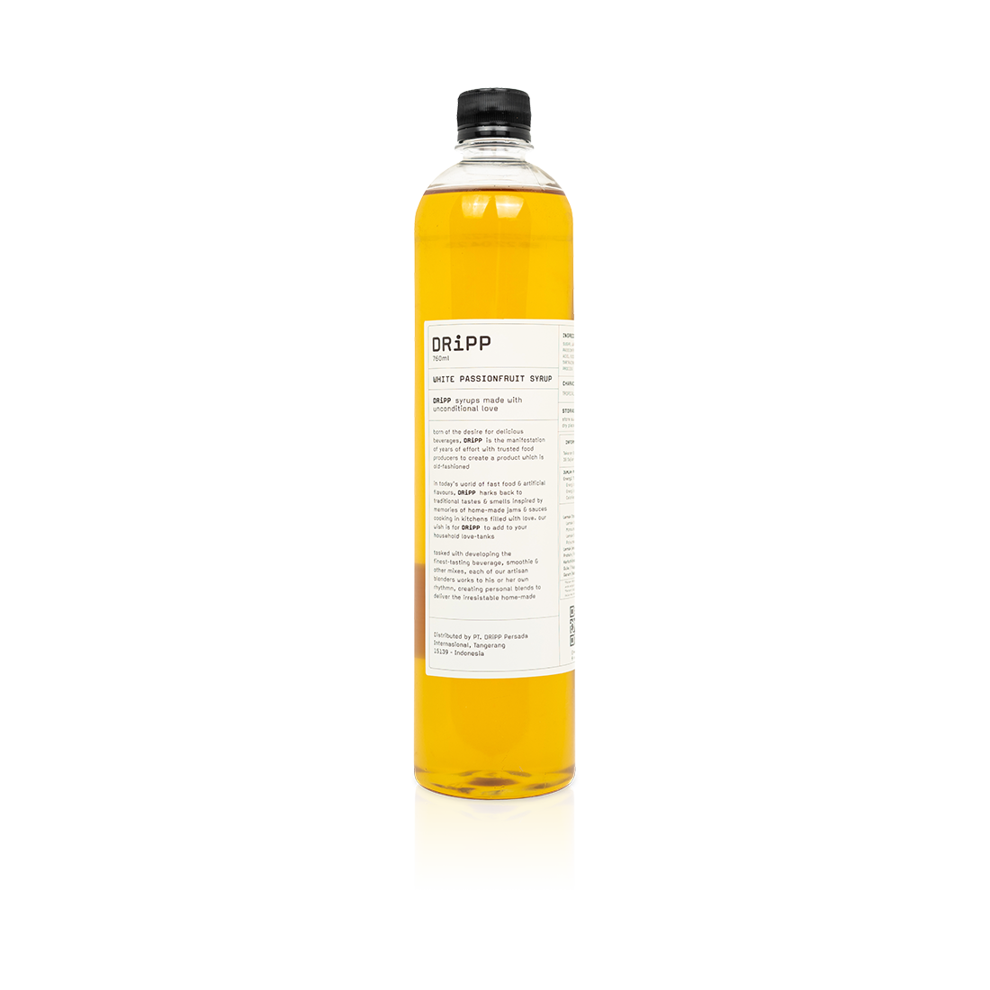 DRiPP Passion Fruit Syrup - Perasa Minuman Berbentuk Sirup Markisa Untuk Restoran dan Kafe