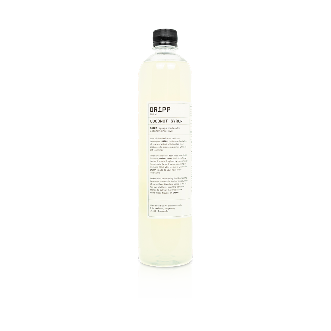 DRiPP Coconut Syrup - Perasa Minuman Berbentuk Sirup Kelapa Untuk Kafe dan Restoran