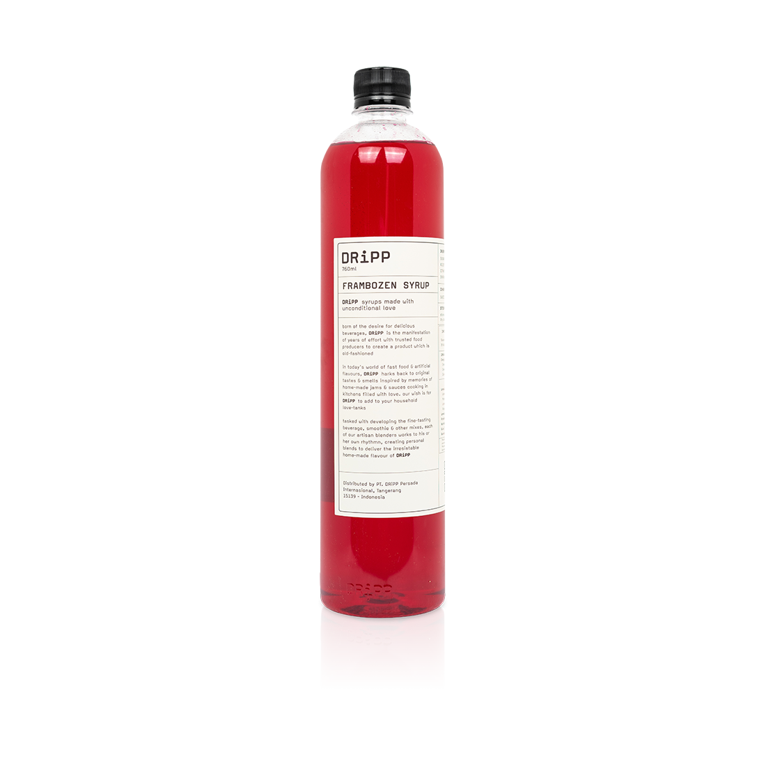 DRiPP Frambozen Syrup - Perasa Minuman Berbentuk Sirup Frambozen Untuk HORECA