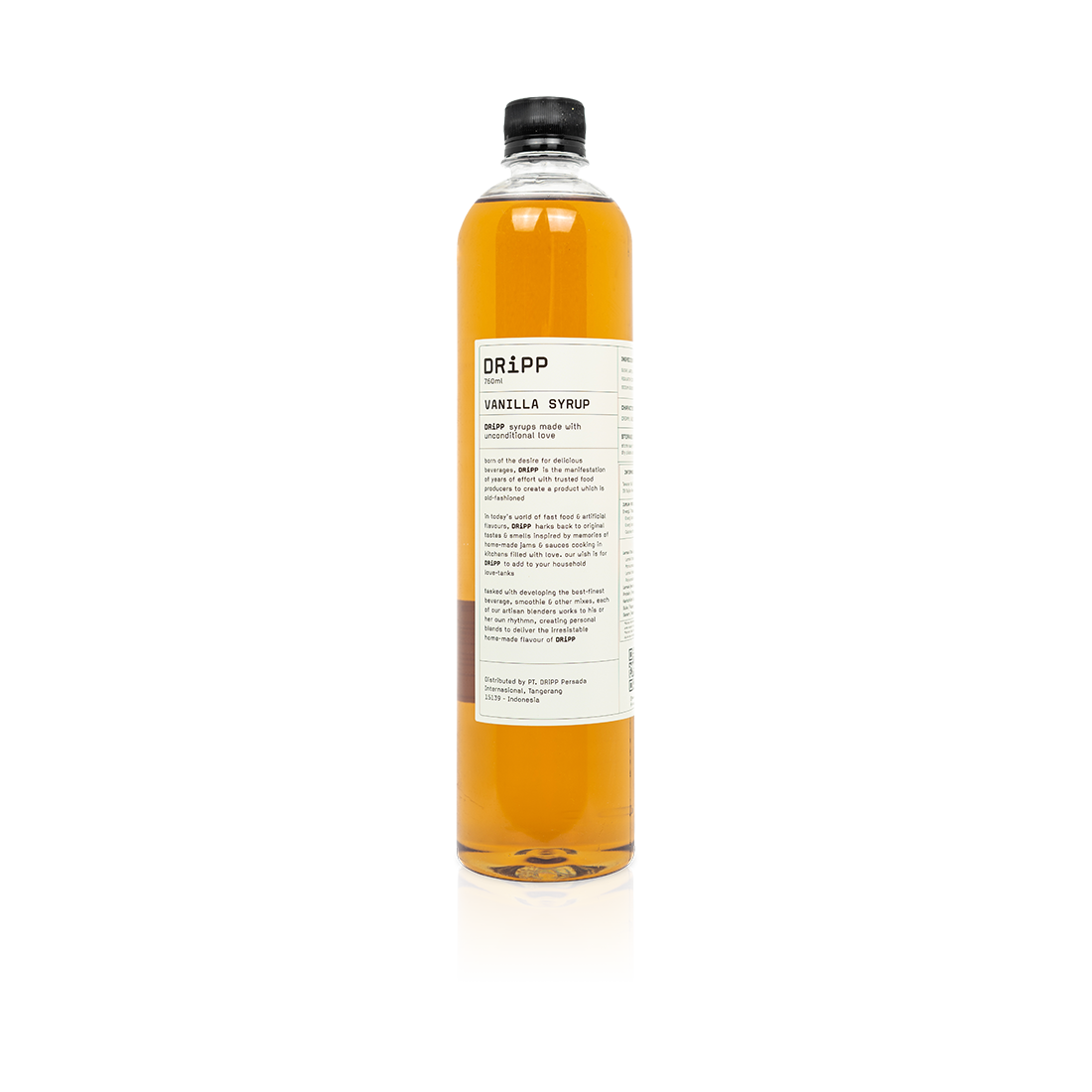 DRiPP Vanilla Syrup - Perasa Minuman Berbentuk Sirup Rasa Vanilla Untuk HORECA