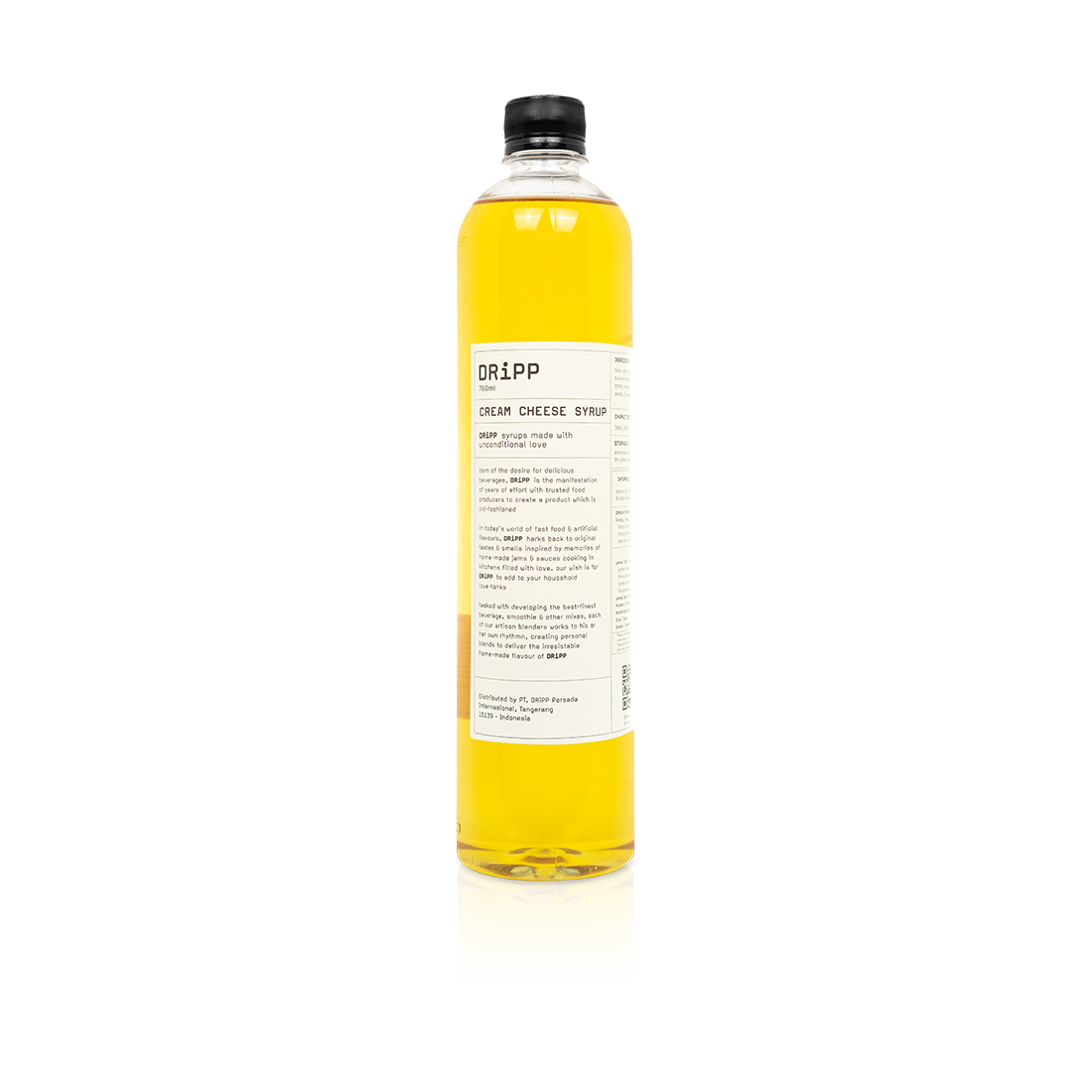 DRiPP Cream Cheese Syrup - Sirup Rasa Krim Keju Buat Heavy Cream/Minuman Untuk Kafe/Bisnis/Rumahan