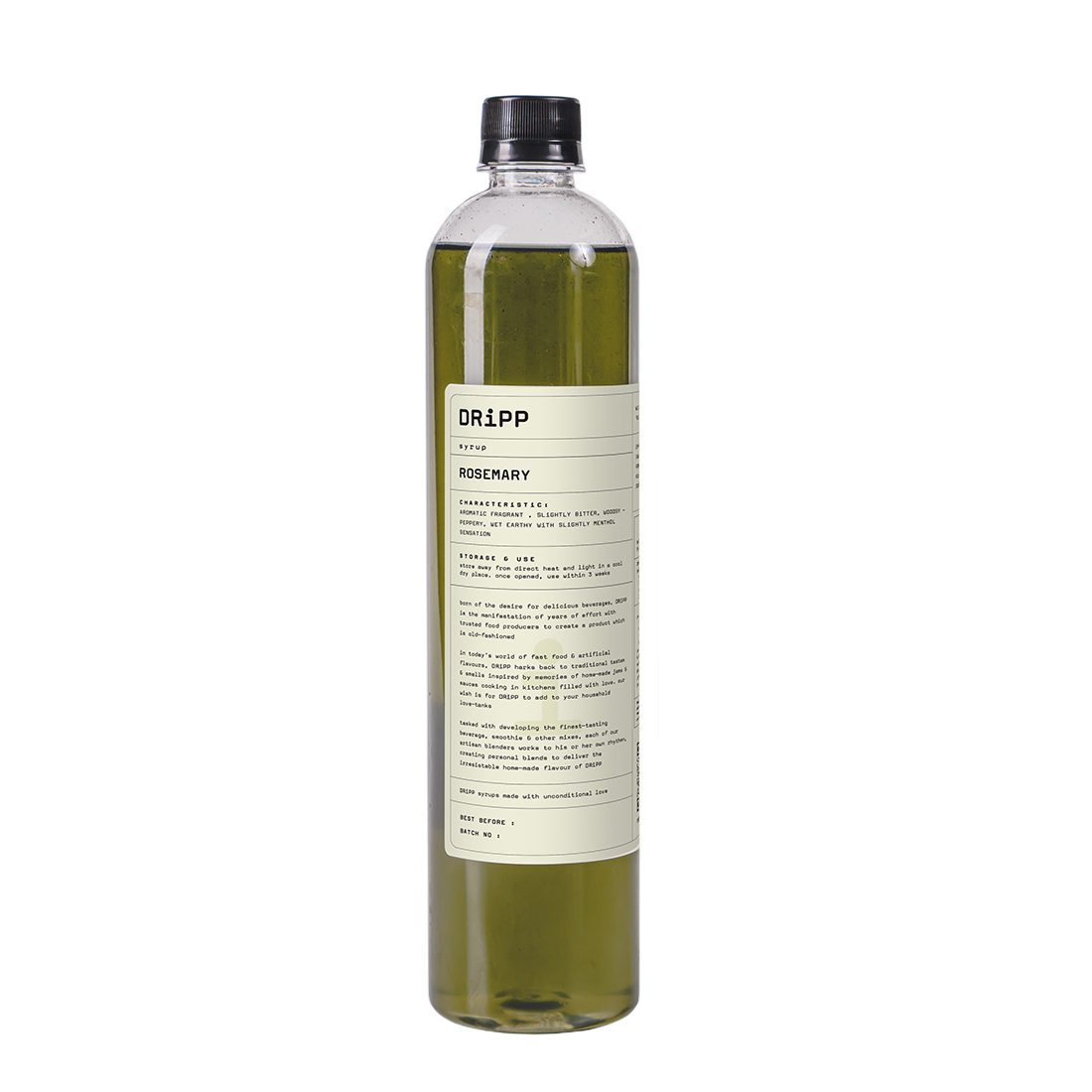 DRiPP Syrup Rosemary - Best Tasting Rosemary Syrup Drink
