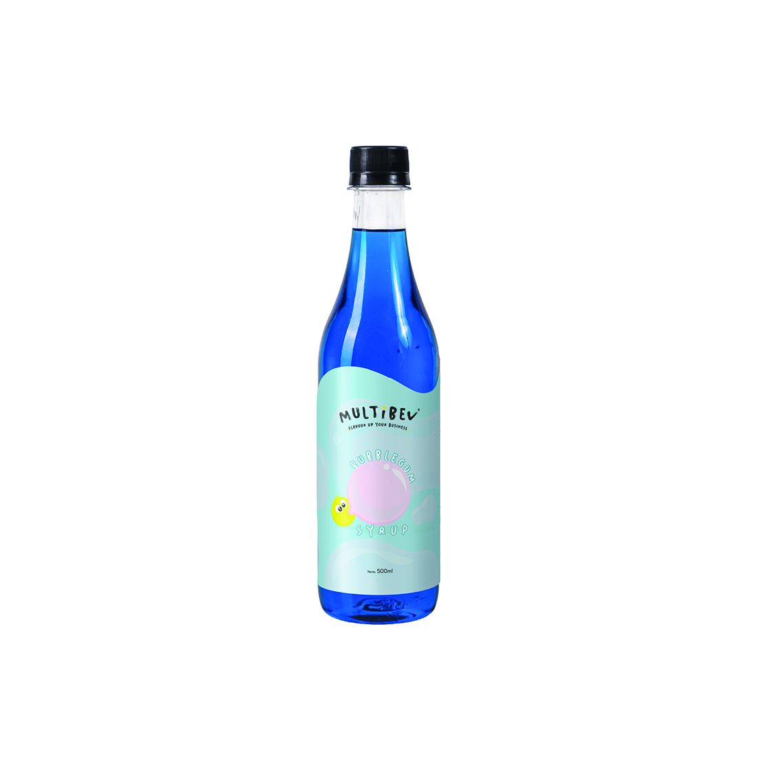 Multibev Sirup Rasa Bubblegum, Sirup Halal Minuman Kekinian ala Kafe syrup permen karet botol pouch
