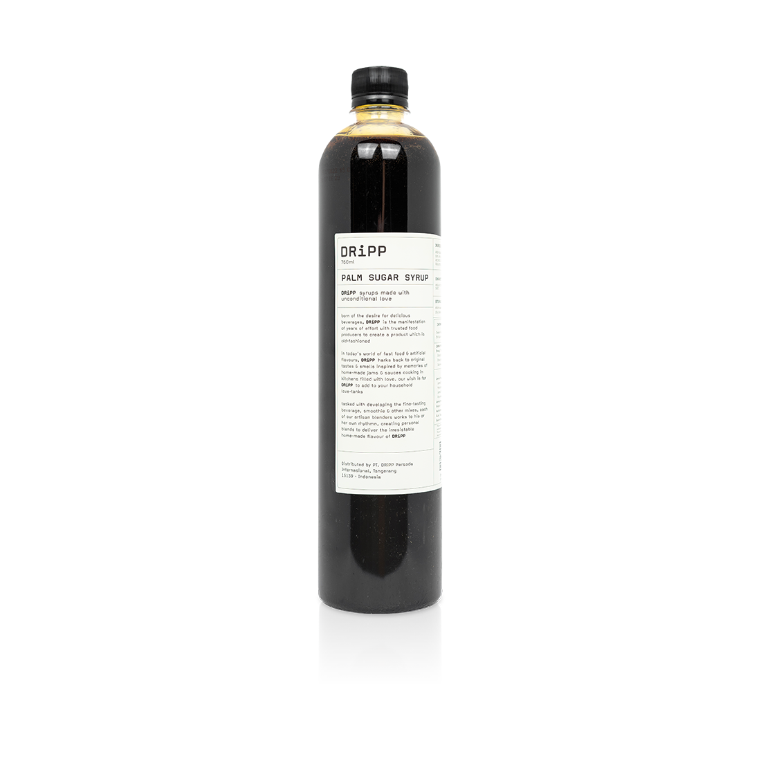 DRiPP Palm Sugar Syrup - Perasa Minuman Berbentuk Sirup Palm Sugar (Sirup Gula Aren) Untuk HORECA