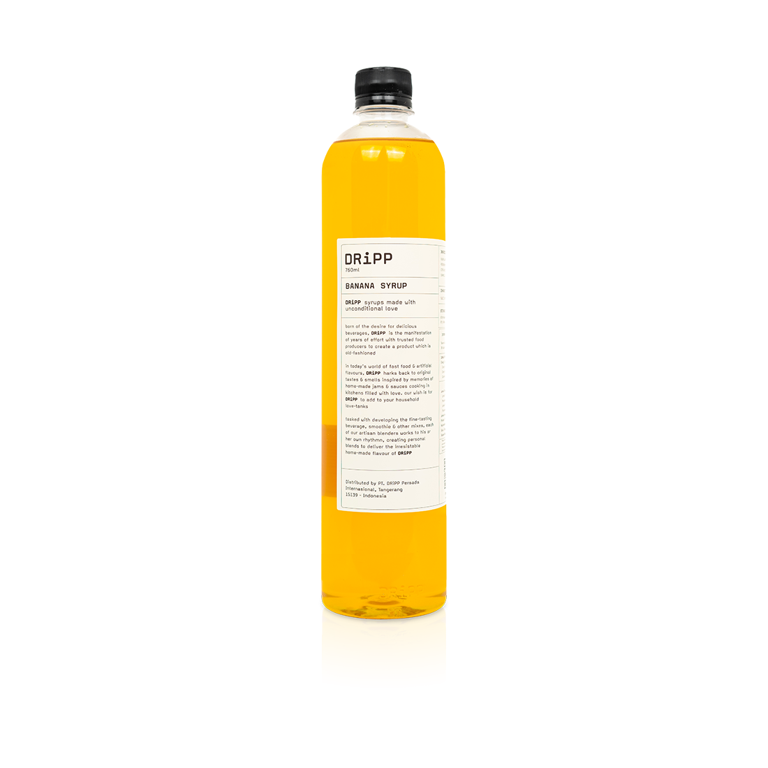 DRiPP Banana Syrup - Perasa Minuman Berbentuk Sirup Pisang Untuk HORECA
