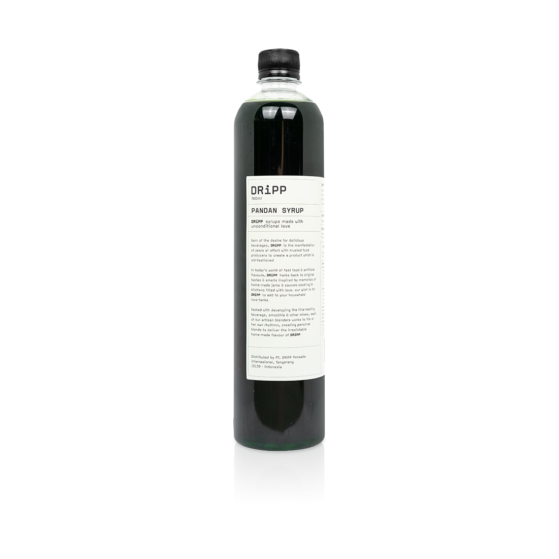 DRiPP Pandan Syrup - Perasa Minuman Berbentuk Sirup Pandan Untuk HORECA