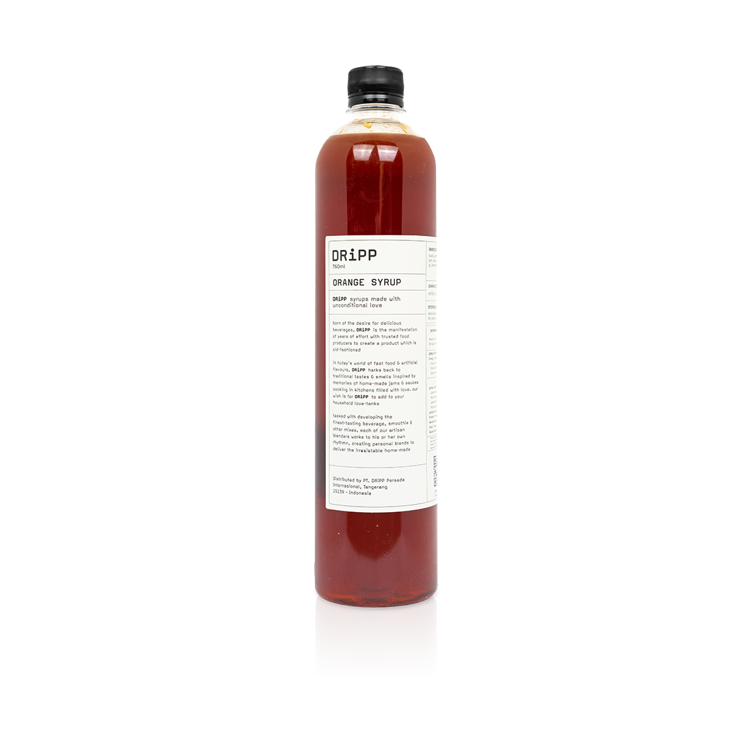 DRiPP Orange Syrup - Perasa Minuman Berbentuk Sirup Jeruk Untuk HORECA