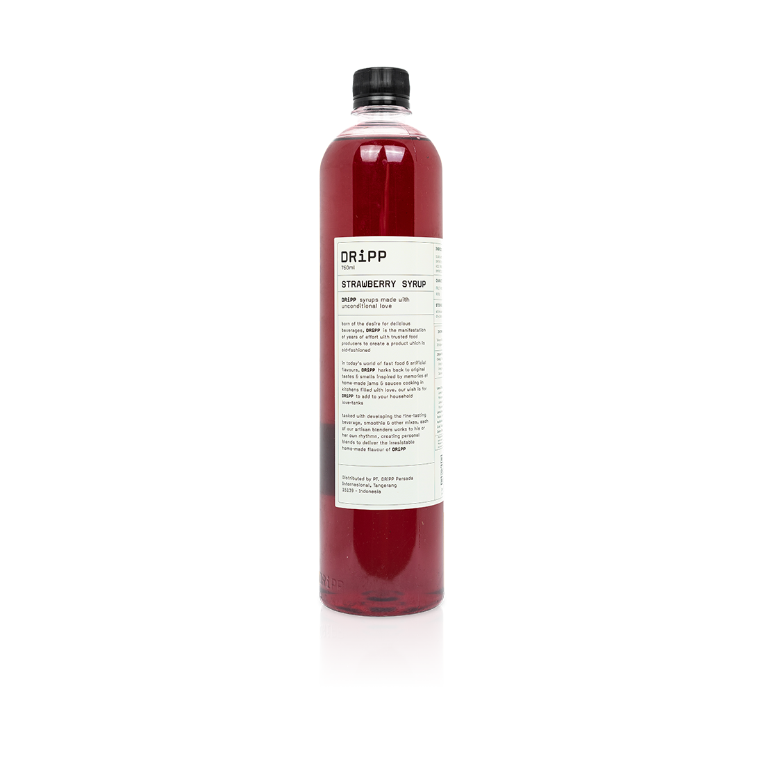 DRiPP Strawberry Fruit Pulp (Sirup Bubur Buah Rasa Strawberry) Untuk HORECA